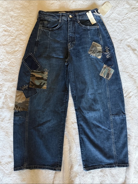 Pilcro Denim - Anthropologie/Pilcro Barrel Patchwork Jeans